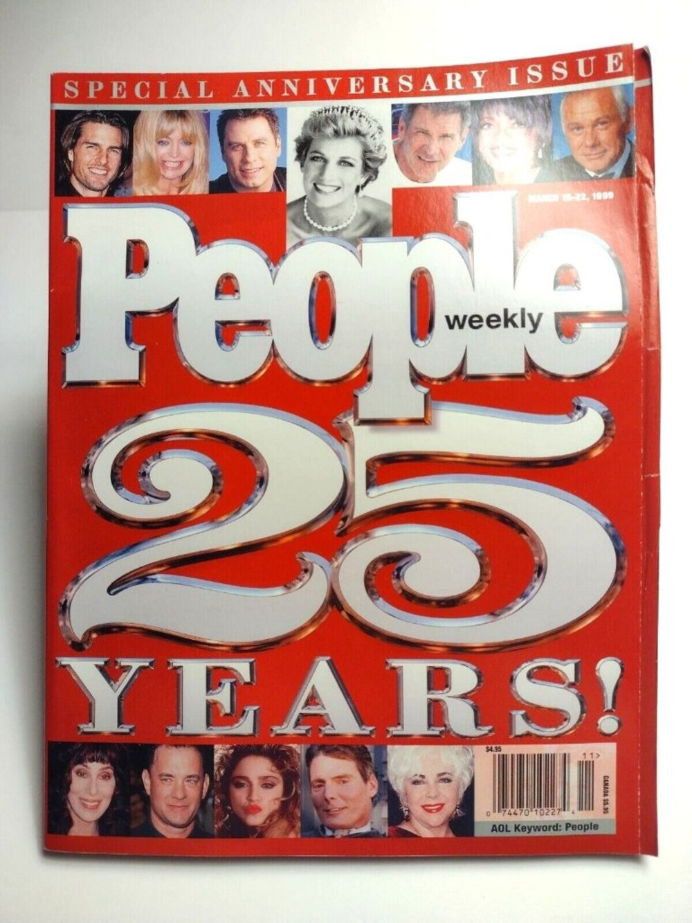 People Magazine Weekly 25 Years Special Anniversary Issue March 1999 Stars Celeb